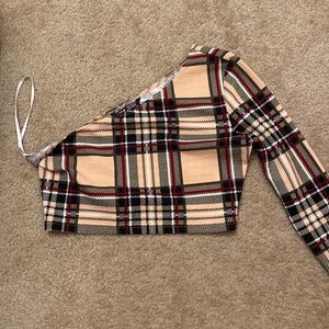 Plaid Crop top